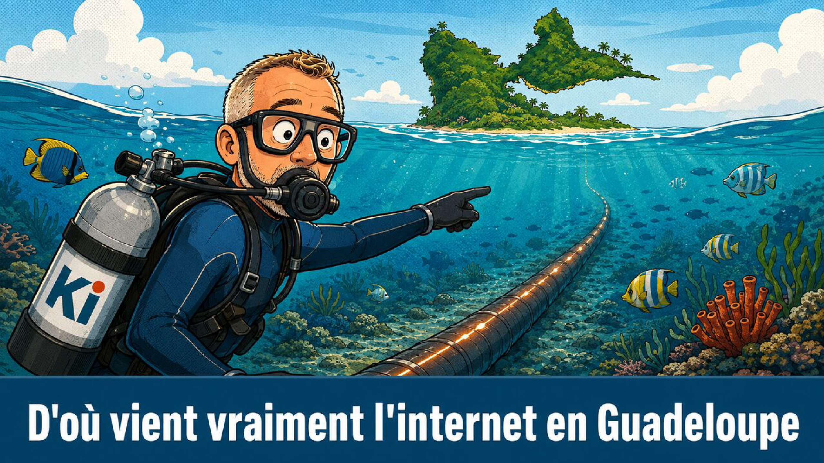 Câble sous-marin : d'où vient l'internet en Guadeloupe