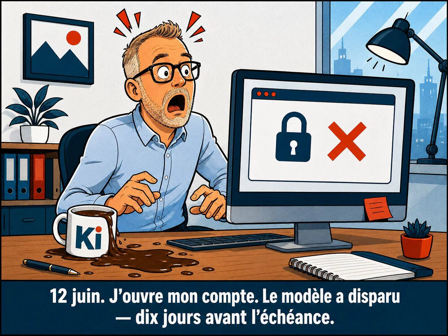 12 juin : le modèle a disparu du compte