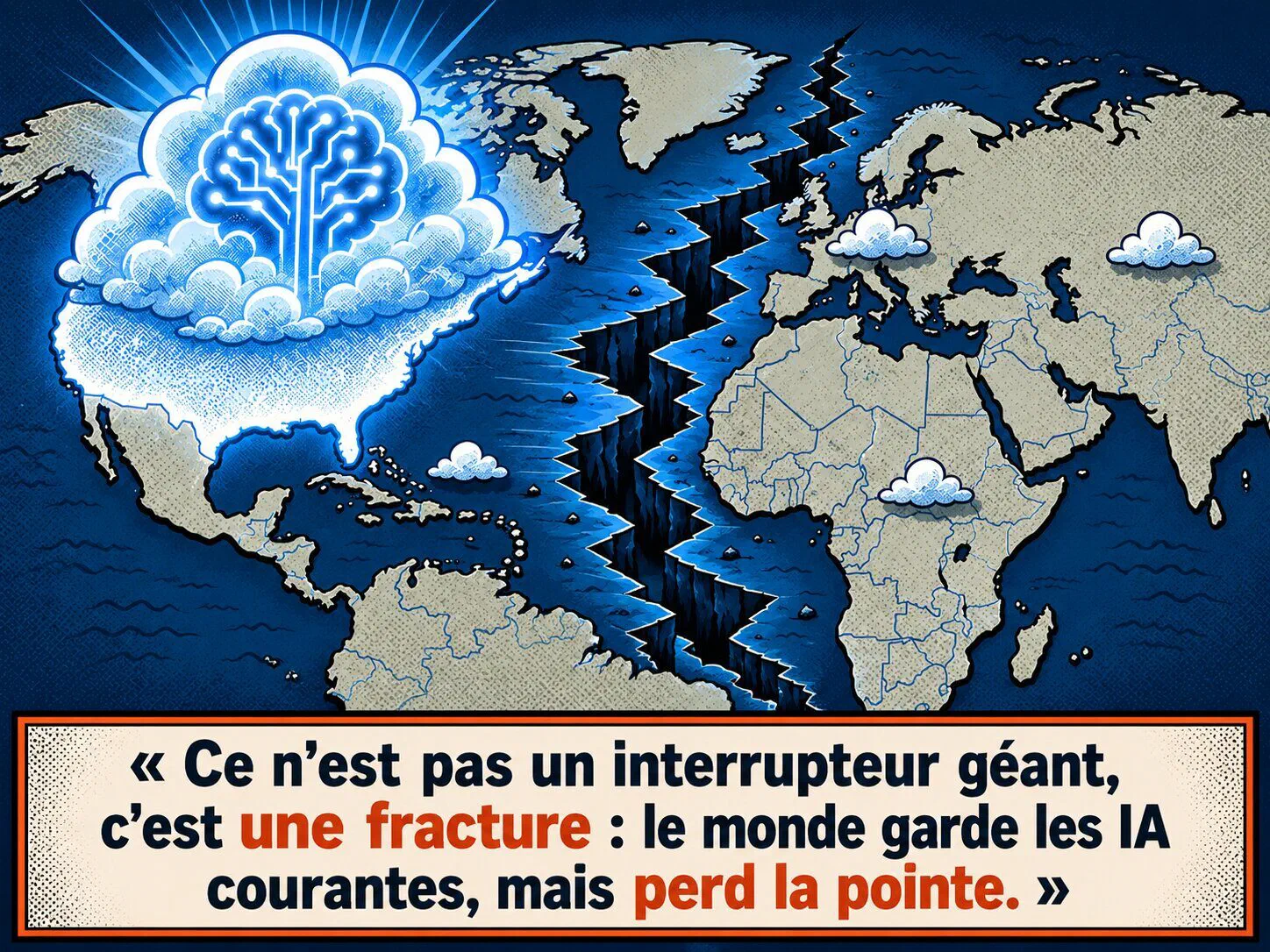 Pas une coupure mais une fracture : le monde perd la pointe de l'IA