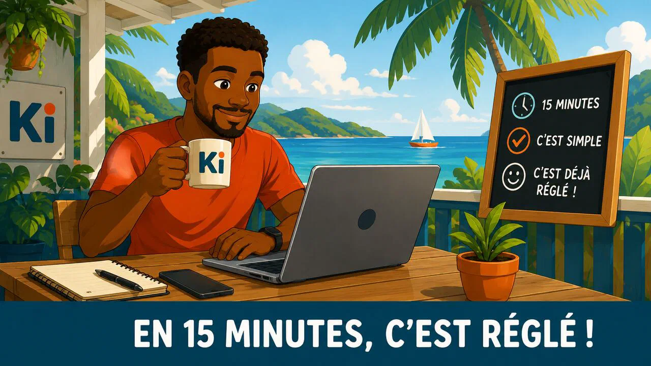 Illustration cartoon : une facture PDF envoyée par mail se heurte à une porte close, tandis qu'une facture en fichier structuré passe sans effort