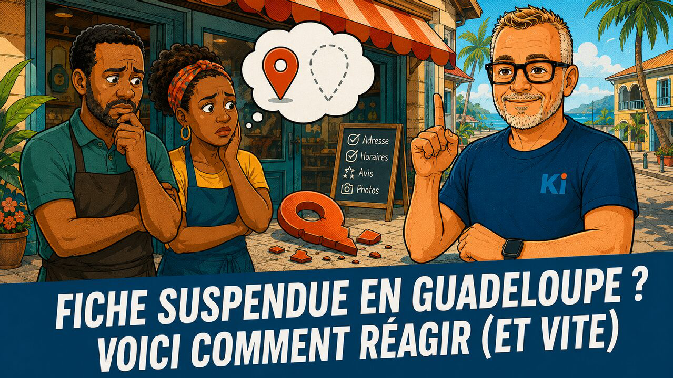 Fiche Google suspendue en Guadeloupe : que faire (et vite)