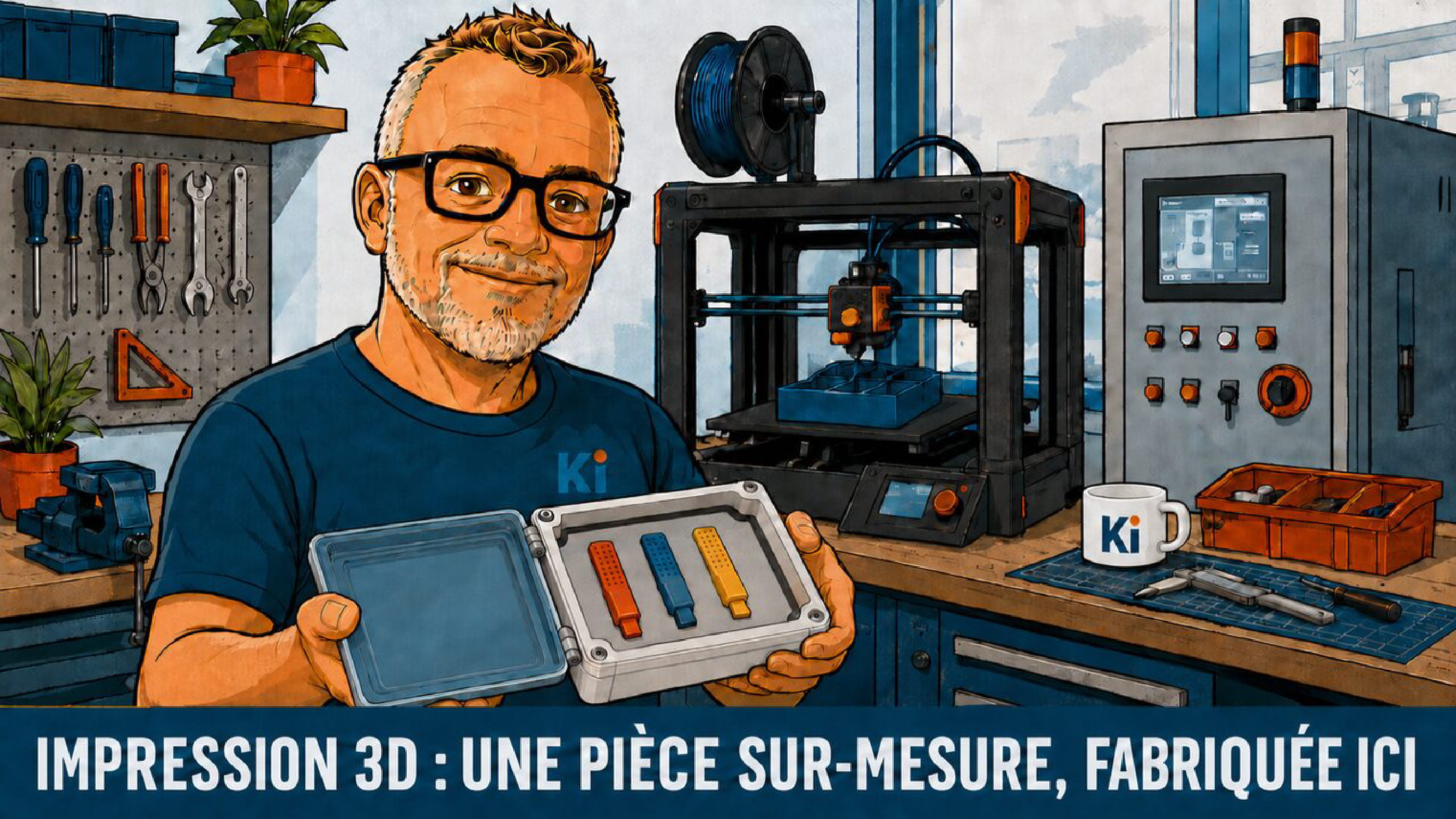 Impression 3D pour l'industrie agroalimentaire à Jarry