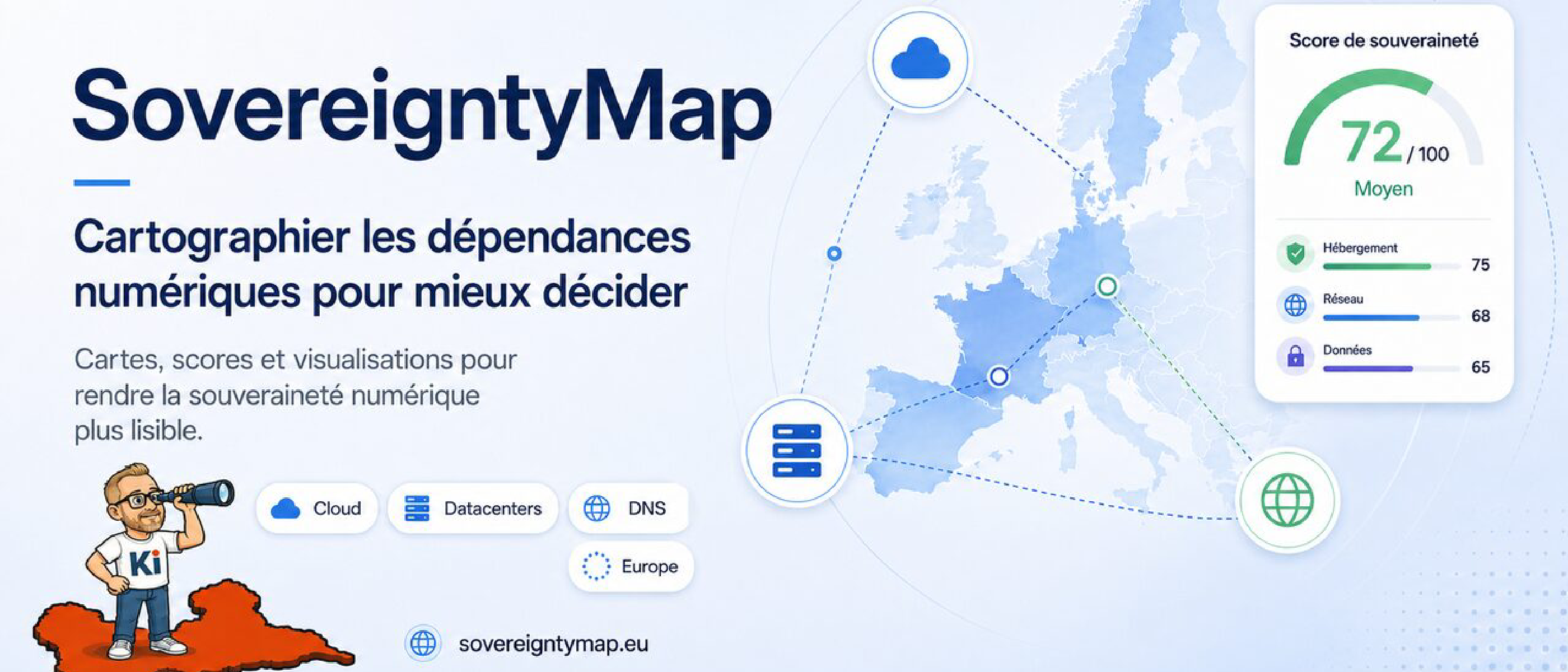 Mesurer sa souveraineté numérique : SovereigntyMap à l'épreuve