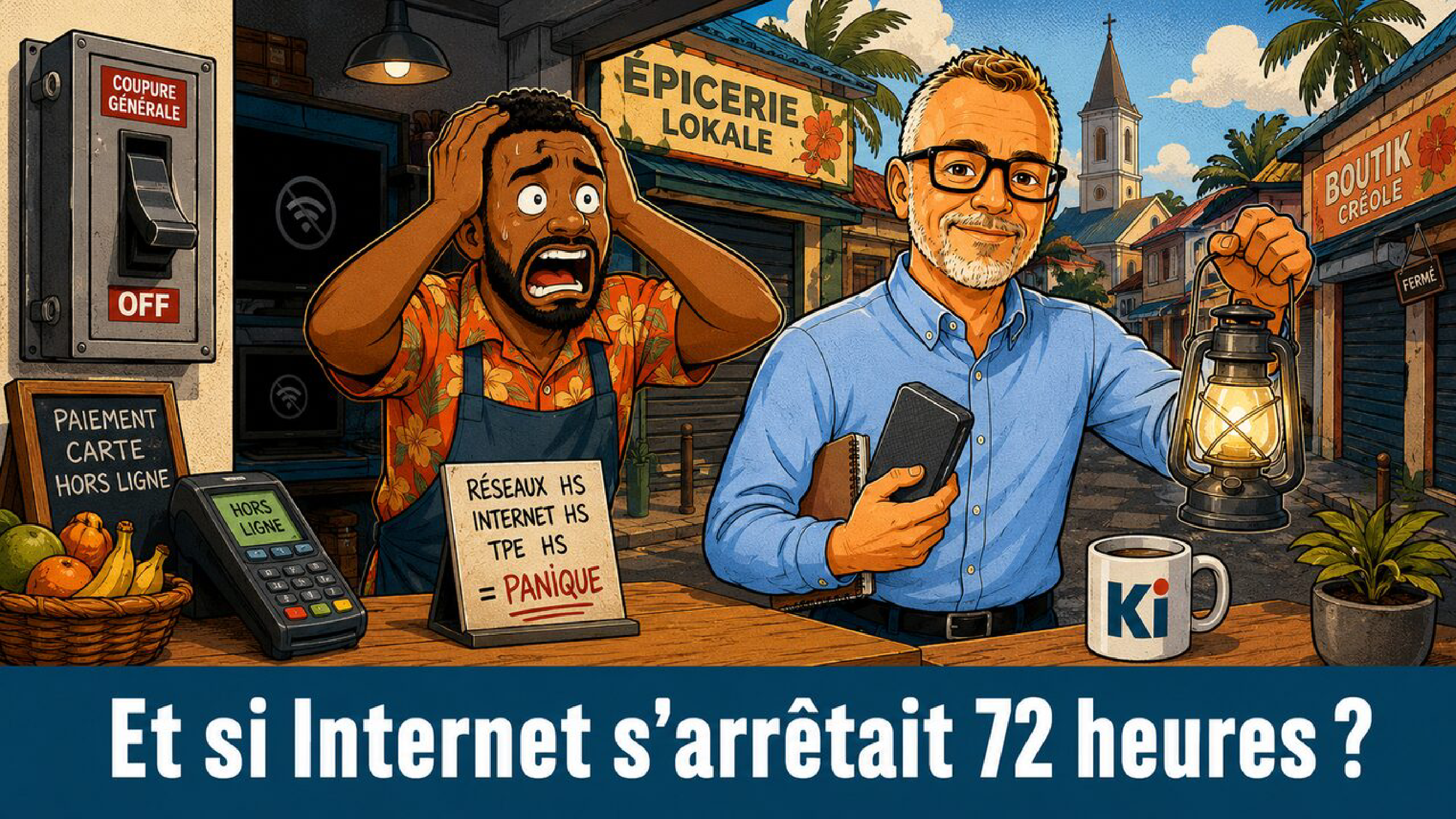 Et si Internet s'arrêtait demain en Guadeloupe ?